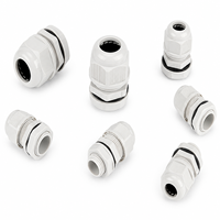 Passe-câble étanche en nylon IP68 Série PG-7 Type M Connecteur d'entrée de câble 12-16mm pour armoire électrique et éclairage LED