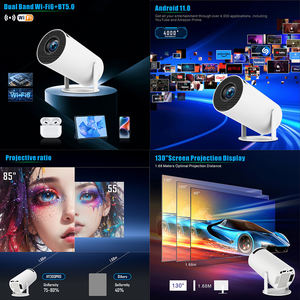 Hy300pro אנדרואיד 10 720p ברזולוציה פיזית 4k 160 אנסי לומן נייד מקרן נייד - Product Image 3