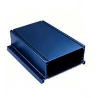 Boîtier en profilé d'aluminium pour dissipation thermique, boîtier de carte PCB en alliage d'aluminium avec ailettes de refroidissement pour la surveillance de l'alimentation électrique