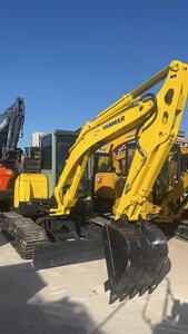 Miniexcavadora Yanmar 55 de segunda mano, 5.5 toneladas, Vio55, excavadora compacta de orugas con acoplador rápido, EPR China, 1 año de garantía en motor/bomba. - Product Image 4