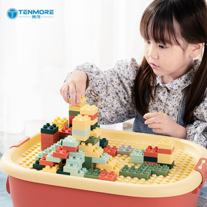 <span class=keywords><strong>Caja</strong></span> <span class=keywords><strong>de</strong></span> Juguetes para Niños con Tapa Compatible con <span class=keywords><strong>Lego</strong></span>, <span class=keywords><strong>Caja</strong></span> <span class=keywords><strong>de</strong></span> Almacenamiento Móvil <span class=keywords><strong>de</strong></span> Plástico con Ruedas para Habitación <span class=keywords><strong>de</strong></span> Niños y Niñas - Product Image 4