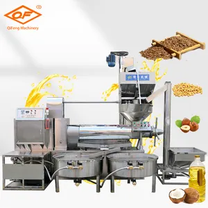 Fully automatic screw oil pressers large capacity cold oil pressing machine for sale
