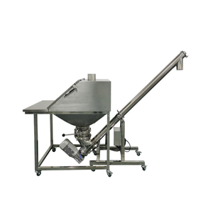 Alimentador de Tornillo Inclinado Automático de Acero Inoxidable con Tolva para Aplicaciones Agrícolas y Mineras de Grado Alimenticio - Product Image 1