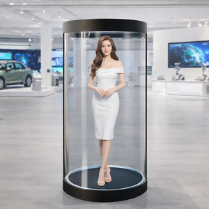 شاشة عرض هولوغرافية ثلاثية الأبعاد تفاعلية بالذكاء الاصطناعي بزاوية رؤية 178 درجة، شاشة هولوبوكس مكتبية، أنبوب عرض هولوغرام 21.5 بوصة للاستخدام الداخلي، مناسبة للتعليم، إصدار 1. - Product Image 6