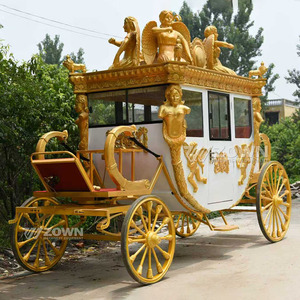 Carroza Real Eléctrica de Lujo para Uso Comercial con Asientos Confortables para Parques de Atracciones, Bodas y Desfiles - Product Image 4