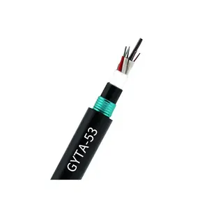 GYTA53 Outdoor 2 4 6 8 12 24 36 48 72 144 Core Single Mode Fiber Optic Cable