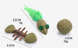 Venta al por mayor de hierba gatera natural variada y Silvervine para gatos - Product Image 3