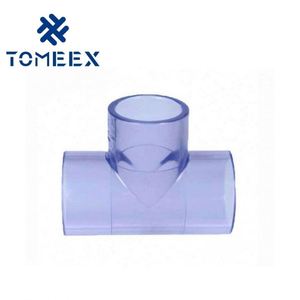Tubería de <span class=keywords><strong>PVC</strong></span> de 32 mm para Agua Potable y Accesorios de Tubería de <span class=keywords><strong>PVC</strong></span> Transparentes Rígidos en Forma de T - Product Image 1