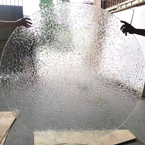 19mm Hot Melt <strong>Glass</strong> Countertop Bespoke Decorative Architectural Casting <strong>Glass</strong> <strong>Panels</strong> <strong>Textured</strong> Tempered Building <strong>Glass</strong> Sheets - Product Image 4