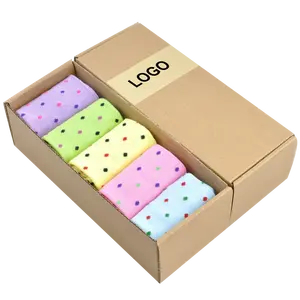 Chinese Suppliers Custom Logo Luxury Rigid Cardboard Lid Sock Paper Packaging Boxes for Men Woman Socks