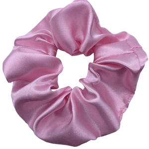 Fashion Wanita Aksesoris Rambut Elastis Sutra Ikatan Rambut Ponytail Holder Anak Perempuan Tidur Besar Ikat Rambut Lembut Satin Rambut Scrunchies - Product Image 5
