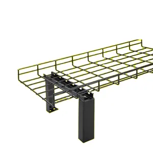 Stainless Steel Hot Dip Galvanised Wire Mesh Cable Tray Support Fine Accessories Straight Wall Bracket