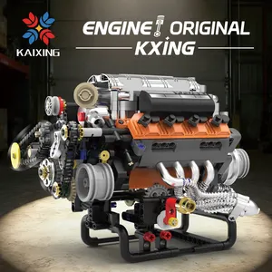 Kaiyu K96215 Set di Blocchi da Costruzione in Plastica ABS con Modello di <span class=keywords><strong>Motore</strong></span> V8, 767 Pezzi, Scala 1:12, Giocattolo Educativo per Età 14+ - Product Image 2