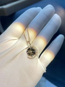 Ciondolo per Collana Personalizzabile in Oro 18K, Regalo per Bambini, Incidibile con <span class=keywords><strong>Nome</strong></span> e Data <span class=keywords><strong>di</strong></span> Nascita - Product Image 4