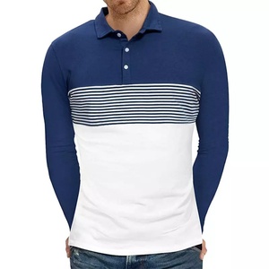 Camisetas de Golf de Manga Larga Personalizadas de Alta Calidad para Hombre, Camiseta Polo de Poliéster - Product Image 3