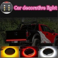 Nueva Tira de Luces Traseras LED Secuenciales de 12V, Luz de Freno Dinámica con Intermitentes Fluidos, Flexible, Impermeable, Universal para Autos 1