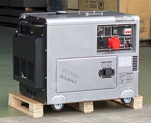 เครื่องกำเนิดไฟฟ้าดีเซลแบบพกพา 3 เฟส ขนาด 10kVA 50/60Hz แบบเงียบ 220V/380V พร้อม AVR สตาร์ทแบบรีโมท ATS โครงเปิด - Product Image 5