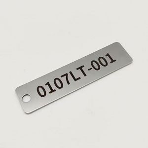Custom Durable Stainless Steel Rectangle Engraving Tags with UV Printing Two Holes for Personalized Stamping Blanks Perfect <b>Gift</b> - Product Image 3