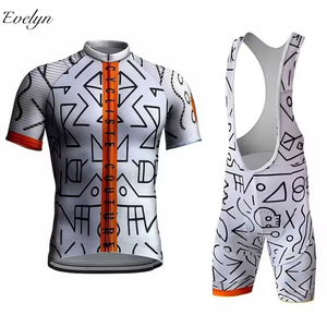 EVELYN OEM ODM <span class=keywords><strong>Tenue</strong></span> de cyclisme unisexe, séchage rapide, respirante, écologique, extensible dans les quatre sens, avec short à bretelles confortable - Product Image 2