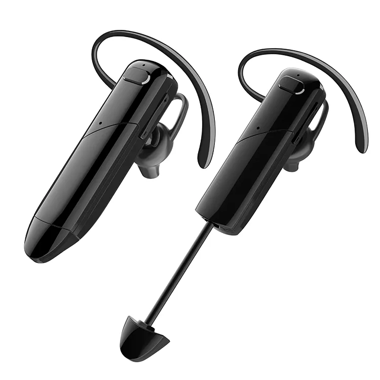 Telepon Pintar In-Ear Portabel, Earphone Bebas Genggam Mikrofon Headset Bluetooth Nirkabel