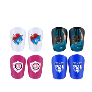 Calcetines de fútbol para adultos personalizados vendidos por <span class=keywords><strong>el</strong></span> fabricante, protección profesional EVA, protectores de pantorrilla para piernas, logotipo con estampado de calor UV, serigrafía - Product Image 2