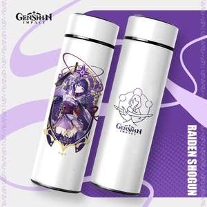 Madou Portable Mug <span class=keywords><strong>Arknights</strong></span> Tasse Isolante en Acier Inoxydable 304 Tasse à Vide Sensible à la Chaleur avec Design Mignon - Product Image 3