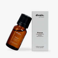 Divain. Huile Essentielle Pure à 100% Focus, Mélange de 10ml Distillées à la Vapeur pour l'Aromathérapie, la Concentration et la Clarté Mentale