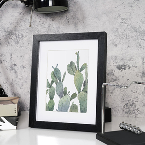 Hiện Đại Màu Đen A1 A2 A3 A5 A4 Khung Ảnh Để bán hình ảnh MDF khung biểu tượng tùy chỉnh in kỹ thuật số Aibo gỗ vuông đầy màu sắc - Product Image 3