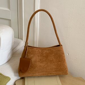 Bolso de Ante Otoño Invierno 2026, Nuevo Estilo Versátil, Informal, Bandolera, Bolso de Mano, Estilo Retro Mate, Bolso de Hombro para Mujer - Product Image 5