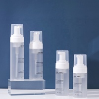 Emballage de soin de la peau personnalisé 100ml 120ml 150ml 200ml bouteille de savon mousse PET bouteille vide pompe bouteille en plastique soin de la peau nettoyant conteneur