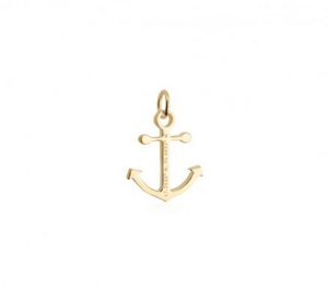 Jietao18K Gold PVD Stainless Steel Custom Coordinate <strong>Nantucket</strong> Anchor Necklace Ball Chain Tarnish Free Nautical Unisex Jewelry - Product Image 4