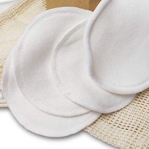 Offre Spéciale 3 couches 3.15 "doux À Tricoter Lingettes Faciales Zéro Déchets Réutilisables Tampons En Coton Biologique - Product Image 2