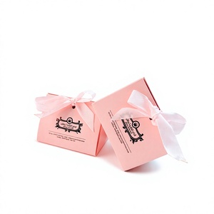 Elegant Custom Luxury Paper Gift <b>Bags</b> with Bow Reusable Wedding Gift <b>Bags</b> for Guests with Logo - Product Image 2