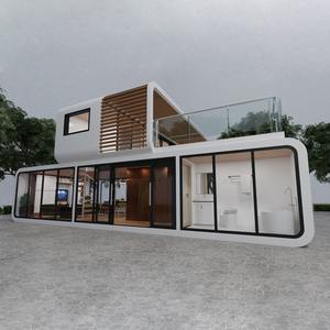 Casa Prefabbricata di Lusso 20ft/40ft, Tiny Home Modulare <span class=keywords><strong>in</strong></span> Acciaio, Cabina Stile Apple per Hotel o Villa, <span class=keywords><strong>Case</strong></span> Prefabbricate Zcamp <span class=keywords><strong>in</strong></span> <span class=keywords><strong>Vendita</strong></span> - Product Image 2