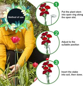 Piquets pour plantes de jardin Accessoire pour Amaryllis Orchidée Lys Rose Pivoine Tomates Glaïeul - Product Image 2