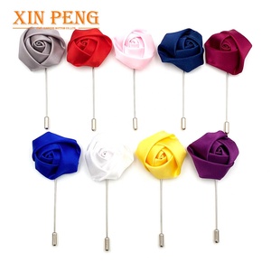 Tissu de <span class=keywords><strong>mariage</strong></span> <span class=keywords><strong>Broche</strong></span> Fleur Épingle À <span class=keywords><strong>Cheveux</strong></span> Fleurs Or Blanc Oiseau Tissu Broches - Product Image 4
