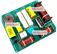 Carte de division de fréquence 3 voies 300W pour haut-parleur de scène KTV, filtre de croisement pour audiophiles HiFi, séparateur de fréquences aigus, moyens et graves