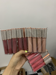 Son Bóng Lấp Lánh Đính Đá Pha Lê 7Ml Hộp Đựng Son Bóng Vuông Kim Cương Rỗng Hộp Đựng Son Bóng Lấp Lánh Cầu Vồng - Product Image 2