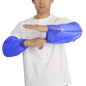 Risenow - Fundas Protectoras de Plástico Simple para Brazos y Mangas, Impermeables, Desechables, de PVC con Puño Elástico - Product Image 3