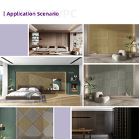 Panneau mural panneau acoustique acoustique chene rectangle insonorisé panneau à chevilles panneaux acoustiques mdf