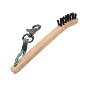 Factory Wholesale Custom Logo Solid Wood Rock Climbing Cleaning Shoe Brush Sneaker Brush