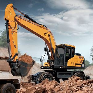 Mini-excavatrice sur pneus de haute qualité de marque chinoise 6 tonnes R60wvs PRO à vendre - Product Image 2