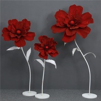 Perlengkapan Pernikahan Hibiscus Baru, Dekorasi Bunga Jalan Menuju Panggung, Hiasan Jendela, Model Bunga Hibiscus 001