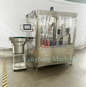 Máquina automática de enchimento de rímel com aquecimento e agitação para batom e delineador