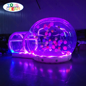 Usine personnalisée vente chaude style ballon bulle tente fête gonflable rebondissant bulle maison dôme transparent - Product Image 3