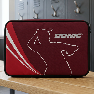 Housse de raquette de tennis de table Donic Legends Plus résistante à l'eau avec fermeture éclair, en nylon durable - Product Image 3
