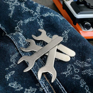 Jeu de clés à molette ultra-minces en acier au carbone, à extrémité unique, tailles métriques 4mm-19mm, personnalisable OEM - Product Image 3