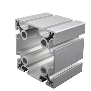 Alliage d'aluminium <span class=keywords><strong>100x100</strong></span> Profilé d'extrusion 100mm Profilé en tube creux carré <span class=keywords><strong>Barre</strong></span> d'aluminium Profilé industriel en aluminium anodisé - Product Image 4