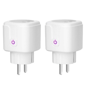 Tuya thông minh Wifi ổ cắm 10A EU tiêu chuẩn mini Outlet wifi thông minh cắm điều khiển bằng giọng nói + Thời gian hỗ trợ với Alexa,Google - Product Image 1