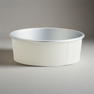 Bol en papier kraft jetable de grande capacité de qualité alimentaire pour service de buffet, salade, collation, sandwich - Product Image 1